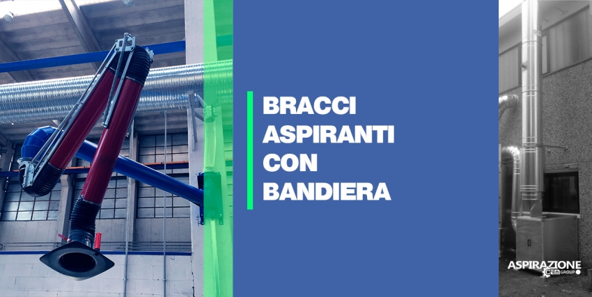 BRACCI ASPIRANTI CON BANDIERA