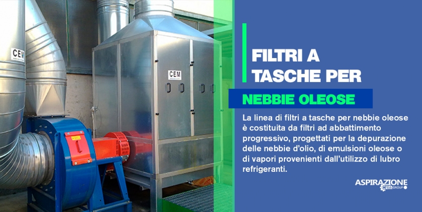 Filtri a tasche per nebbie oleose